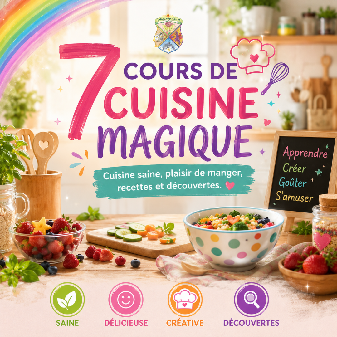 Le grand atelier de cuisine magique — Forfait 7 cours