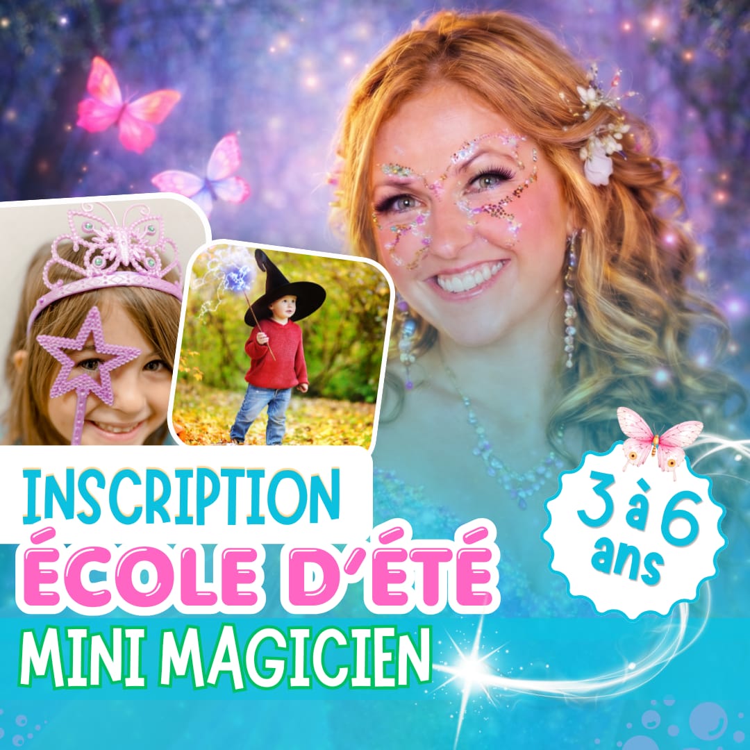 École d’été – Parcours « Le Mini Magicien » (3 à 6 ans)
