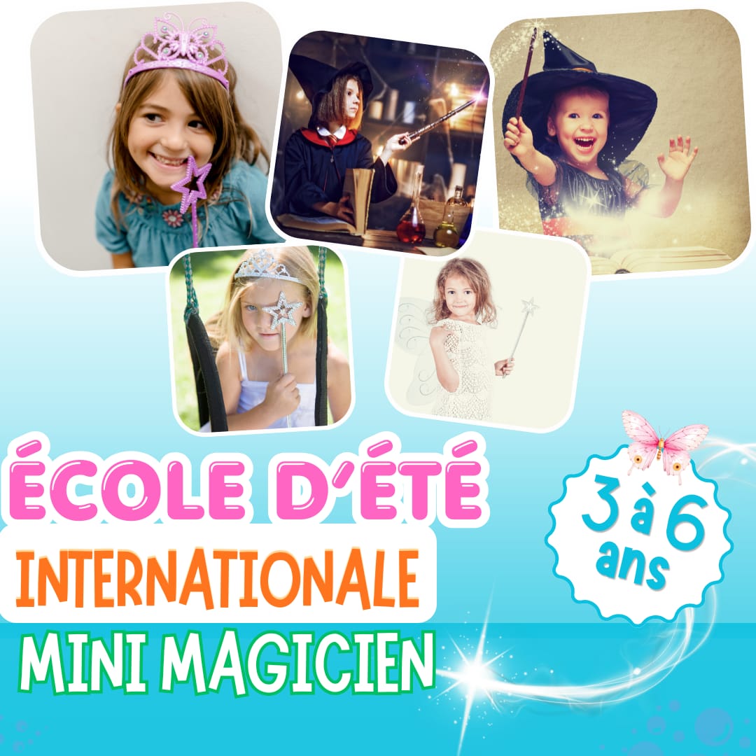 École d’été – Parcours « Le Mini Magicien » (3 à 6 ans)